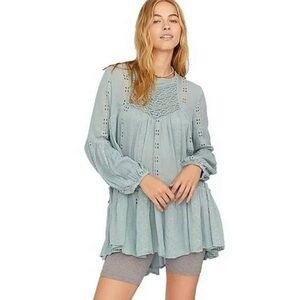 Free People Kiss Kiss Tunic Dress
Green Small